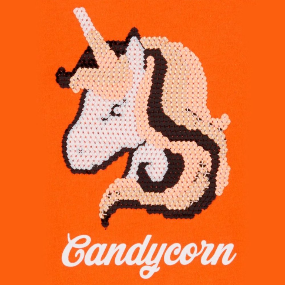 NWT Carter's Kids Top Halloween Unicorn Tee - Picture 2 of 2